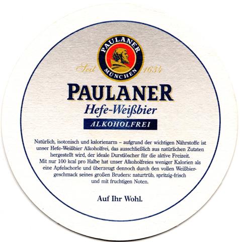 mnchen m-by paulaner alkfrei 5b (rund215-text & rahmen blau)